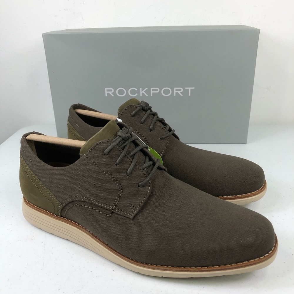 ROCKPORT Total Motion Sports Dress Canvas Shoes - Picture 8 of 9